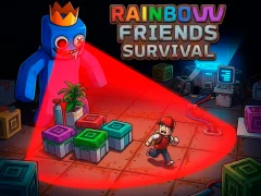 Leikur Rainbow Friends Survival á netinu