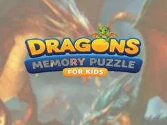 Leikur Dragons Memory Puzzle For Kids á netinu