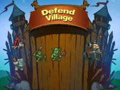 Leikur Defend Village á netinu