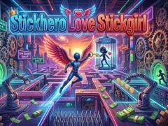Leikur Stickhero Love Stickgirl á netinu