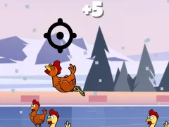 Leikur Chicken Shooting 2D á netinu