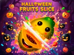 Leikur Halloween Fruits Slice á netinu