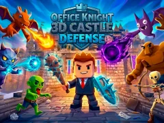 Leikur Office Knight 3D Castle Defense á netinu