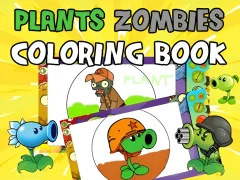 Leikur Plants vs Zombies Coloring á netinu