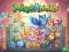 Leikur Merge Animals á netinu