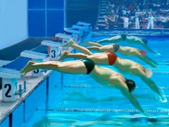Leikur Swimming Pool Race á netinu