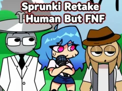 Leikur Sprunki Retake Human But FNF á netinu