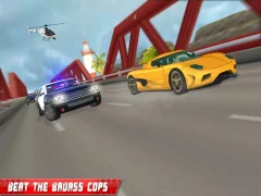 Leikur Grand Police Car Chase Drive Racing á netinu