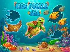 Leikur Kids Puzzle Sea á netinu