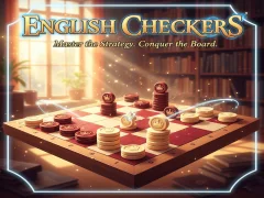 Leikur English Checkers á netinu