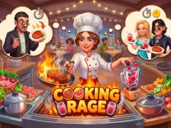 Leikur Cooking Rage á netinu