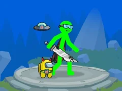 Leikur Stickman Mega Boss Battles! á netinu
