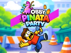 Leikur Obby Pinata Party á netinu