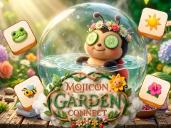 Leikur Mojicon Garden Connect á netinu