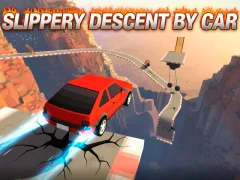 Leikur Slippery Descent By Car á netinu
