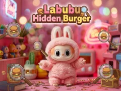 Leikur Labubu Hidden Burger á netinu
