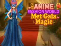 Leikur Anime Fashion World Met Gala Magic á netinu