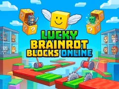 Leikur Lucky Brainrot Blocks Online á netinu