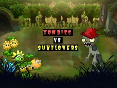 Leikur Zombies vs. Sunflowers á netinu