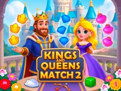 Leikur Kings and Queens Match 2 á netinu