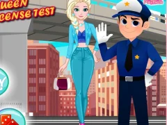 Leikur Ice Queen Driver License Test á netinu