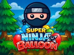 Leikur Super Ninja Balloon á netinu