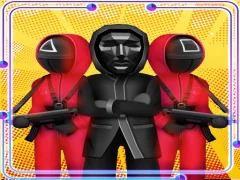Leikur Squid Game - Clash Gang á netinu