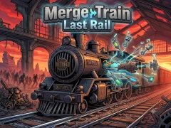 Leikur Merge Train: Last Rail á netinu