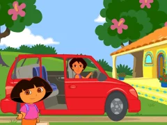 Leikur Dora The explorer Dora's Ride-Along City Adventure á netinu