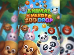 Leikur Animal Merge Zoo Drop á netinu