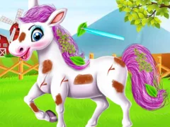 Leikur Baby Taylor Cute Pony Care á netinu