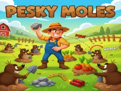 Leikur Pesky Moles á netinu