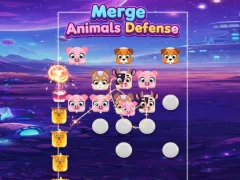 Leikur Merge Animals Defence á netinu