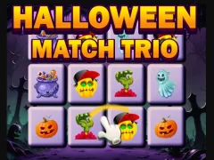Leikur Halloween Match Trio á netinu
