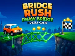 Leikur Bridge Rush - Draw Bridge Puzzle Game á netinu