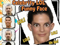 Leikur Celebrity LOL Funny Face á netinu