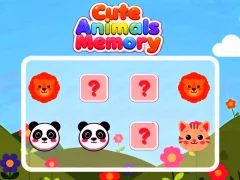 Leikur Cute Animals Memory á netinu