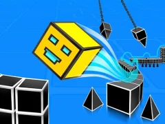 Leikur Geometry Rush 4D á netinu