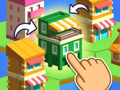 Leikur Crafty Town Merge City á netinu