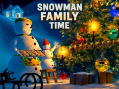 Leikur Snowman Family Time á netinu