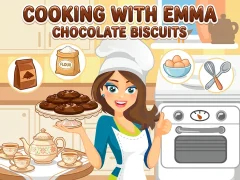 Leikur Cooking with Emma Chocolate Biscuits á netinu