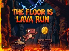 Leikur The Floor is Lava Run á netinu