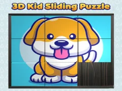 Leikur 3D Kid Sliding Puzzle á netinu