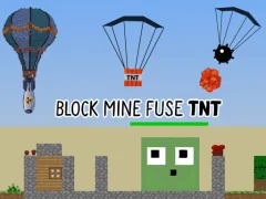 Leikur Block Mine Fuse TNT á netinu