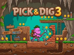 Leikur Pick & Dig 3 á netinu