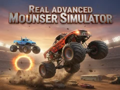 Leikur Real Advanced Monster Truck Simulator á netinu