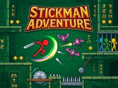 Leikur Stickman Adventure á netinu
