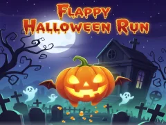 Leikur Flappy Halloween Run á netinu