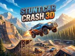 Leikur Stunt Car Crash 3D á netinu