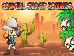 Leikur Cowgirl Shoot Zombies á netinu